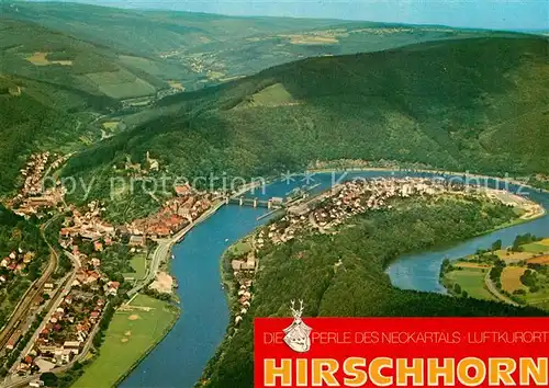 AK / Ansichtskarte Hirschhorn Neckar Fliegeraufnahme Kat. Hirschhorn (Neckar)