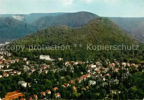 AK / Ansichtskarte Bad Harzburg Sanatorium am Burgberg Fliegeraufnahme Kat. Bad Harzburg