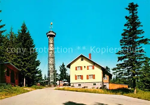 AK / Ansichtskarte Titisee Neustadt Fuerstenberg Rasthaus Bergpension auf dem Hochfirst Kat. Titisee Neustadt