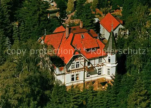 AK / Ansichtskarte Bad Sachsa Harz Haus Bellevue Fliegeraufnahme Kat. Bad Sachsa