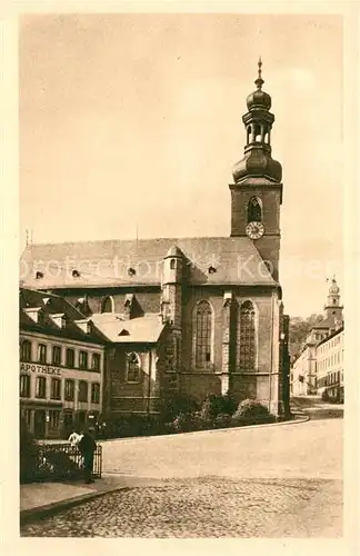 AK / Ansichtskarte Saarbruecken Schlosskirche erbaut 1476 Kat. Saarbruecken