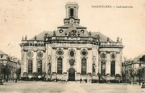 AK / Ansichtskarte Saarbruecken Ludwigskirche Kat. Saarbruecken