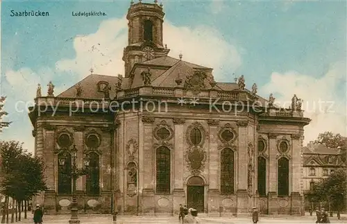 AK / Ansichtskarte Saarbruecken Ludwigskirche Kat. Saarbruecken