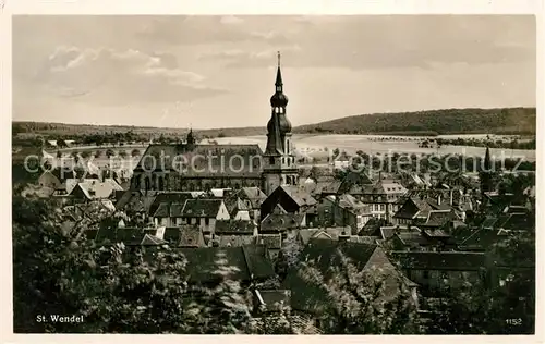 AK / Ansichtskarte St Wendel Stadtbild mit Kirche Kat. Sankt Wendel
