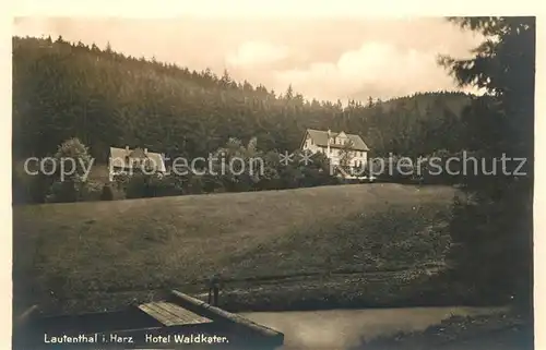 AK / Ansichtskarte Lautenthal Harz Hotel Waldkater Kat. Langelsheim