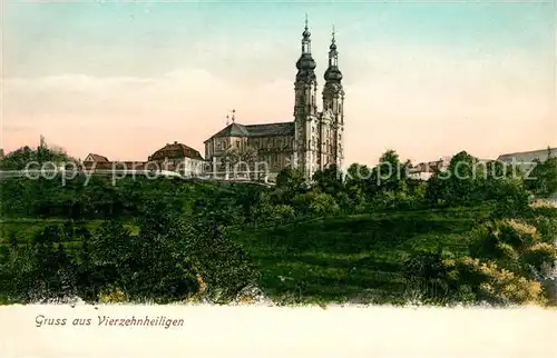 AK / Ansichtskarte Vierzehnheiligen Kirche Kat. Bad Staffelstein