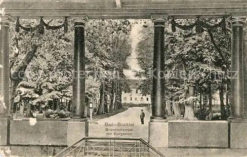 AK / Ansichtskarte Bad Bocklet Brunnentempel mit Kurgarten Kat. Bad Bocklet