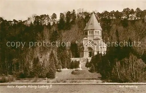 AK / Ansichtskarte Starnberg Votiv Kapelle Koenig Ludwig der 2. Kat. Starnberg