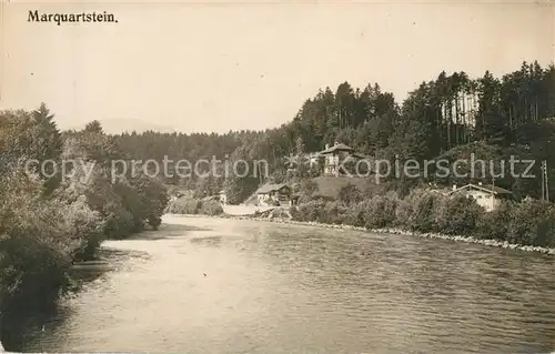 AK / Ansichtskarte Marquartstein Partie am Fluss Kat. Marquartstein