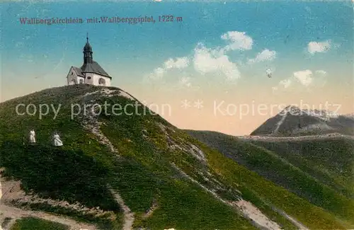 AK / Ansichtskarte Bad Toelz Wallbergkirchlein mit Wallberggipfel Kat. Bad Toelz