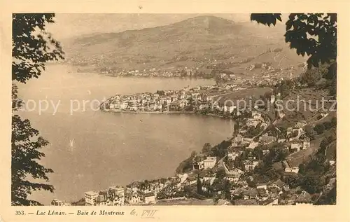 AK / Ansichtskarte Lac Leman Genfersee Baie de Montreux Kat. Genf