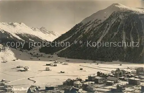 AK / Ansichtskarte Davos Dorf GR Winterpanorama Alpen Kat. Davos