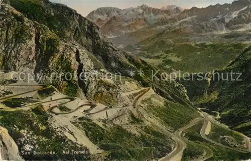 AK / Ansichtskarte San Gottardo Panorama Val Tremola Gebirgspass Alpen Kat. San Gottardo