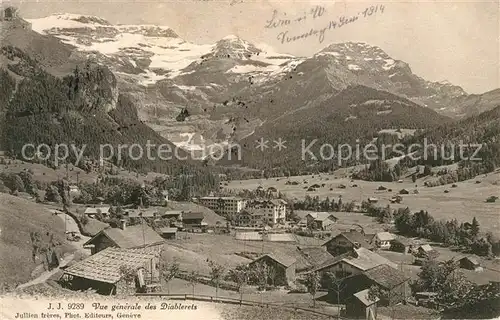 AK / Ansichtskarte Les Diablerets Vue generale Alpenpanorama