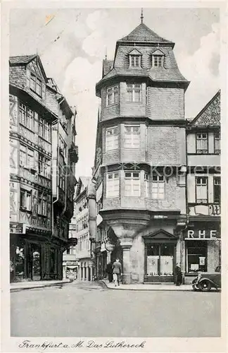 AK / Ansichtskarte Frankfurt Main Das Luthereck Altstadt Kat. Frankfurt am Main