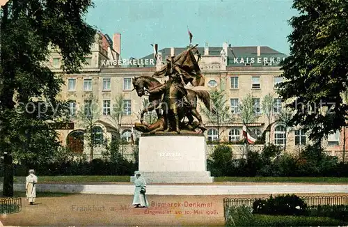 AK / Ansichtskarte Frankfurt Main Bismarckdenkmal Kat. Frankfurt am Main