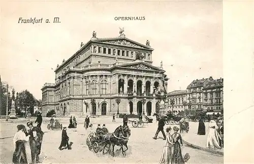 AK / Ansichtskarte Frankfurt Main Opernhaus Kat. Frankfurt am Main