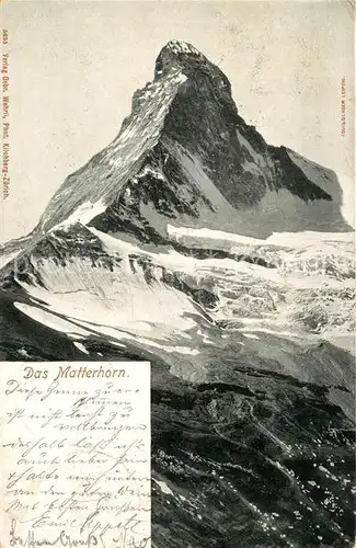 AK / Ansichtskarte Matterhorn VS Gebirgspanorama Walliser Alpen Kat. Matterhorn