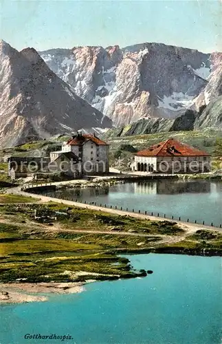 AK / Ansichtskarte San Gottardo Gotthardhospiz Bergsee Gebirgspass Alpen Kat. San Gottardo