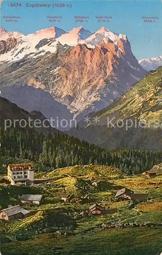 AK / Ansichtskarte Engstlenalp BE Alpenpanorama Kat. Innertkirchen