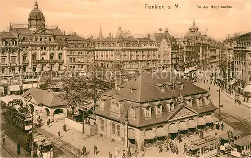 AK / Ansichtskarte Frankfurt Main Hauptwache Kat. Frankfurt am Main