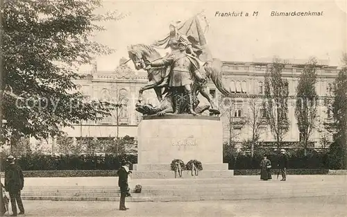 AK / Ansichtskarte Frankfurt Main Bismarckdenkmal Kat. Frankfurt am Main