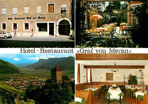 AK / Ansichtskarte Merano Suedtirol Hotel Graf von Meran Kat. Merano