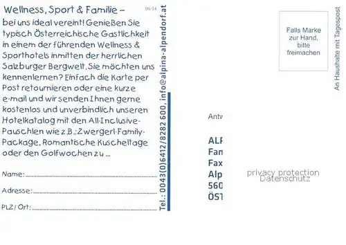 AK / Ansichtskarte St Johann Tirol Alpina Wellness und Sporthotel Terrasse Schwimmbad Fam Schwarz  Kat. St. Johann in Tirol