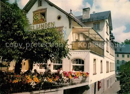 AK / Ansichtskarte Bad Berneck Hotel Restaurant Drei Linden Kat. Bad Berneck Fichtelgebirge