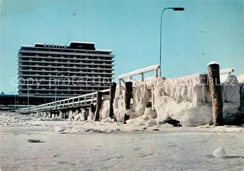 AK / Ansichtskarte Timmendorfer Strand Winter an der See Hotel Maritim Kat. Timmendorfer Strand