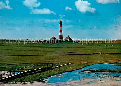 AK / Ansichtskarte Westerhever Leuchtturm Kat. Westerhever