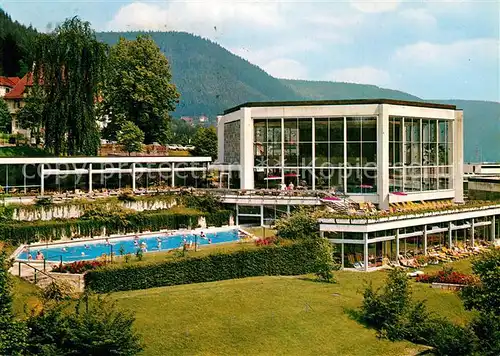 AK / Ansichtskarte Wildbad Schwarzwald Thermal Hallenbewegungs Freibad Kat. Bad Wildbad