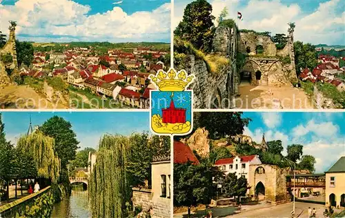 AK / Ansichtskarte Valkenburg aan de Geul Panorama Burgruine Kanal Ortsmotiv Kat. Valkenburg