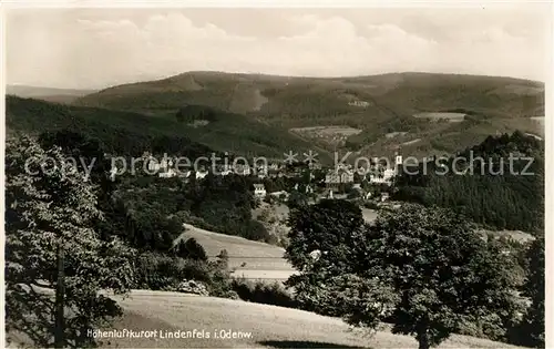 AK / Ansichtskarte Lindenfels Odenwald Panorama Kat. Lindenfels