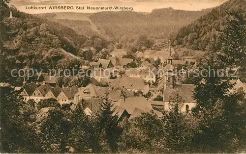 AK / Ansichtskarte Wirsberg Ortsansicht mit Kirche Luftkurort Kat. Wirsberg