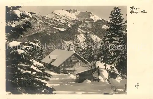 AK / Ansichtskarte Schliersee Obere Firstalm Winterpanorama Alpen Kat. Schliersee