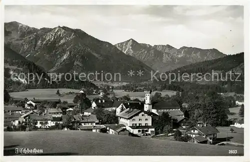 AK / Ansichtskarte Fischbachau Gesamtansicht mit Alpenpanorama Kat. Fischbachau