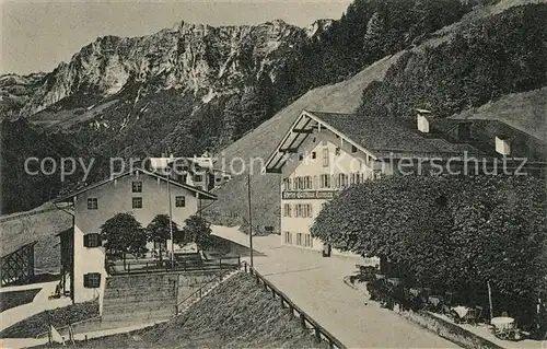 AK / Ansichtskarte Ramsau Berchtesgaden Oberes Gasthaus Alpen Kat. Ramsau b.Berchtesgaden