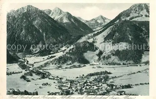 AK / Ansichtskarte Bad Oberdorf Bayerische Alpen Fliegeraufnahme Kat. Bad Hindelang