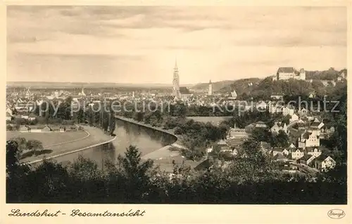 AK / Ansichtskarte Landshut Isar Gesamtansicht Kat. Landshut