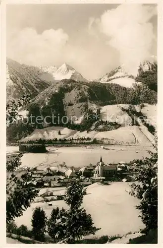 AK / Ansichtskarte Hindelang Winterpanorama mit Imbergerhorn und Rotspitze Allgaeuer Alpen Kat. Bad Hindelang