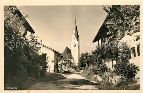 AK / Ansichtskarte Toerwang Ortspartie an der Kirche Kat. Samerberg