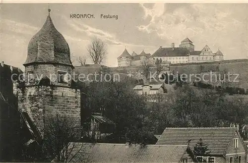 AK / Ansichtskarte Kronach Oberfranken Festung Kat. Kronach