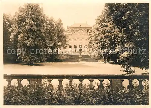 AK / Ansichtskarte Fulda Schloss Blick von Schlossterrasse auf Orangerie Weltkunstkarte Nr 606 Kat. Fulda