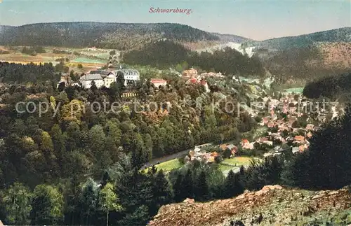AK / Ansichtskarte Schwarzburg Thueringer Wald Panorama Kat. Schwarzburg