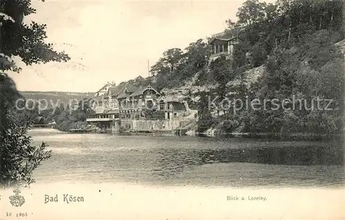 AK / Ansichtskarte Bad Koesen Blick auf Loreley Kat. Bad Koesen