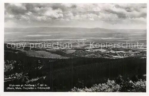 AK / Ansichtskarte Grosser Feldberg Taunus Panorama Kat. Schmitten