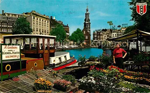 AK / Ansichtskarte Amsterdam Niederlande Blumenmarkt Singel Kat. Amsterdam