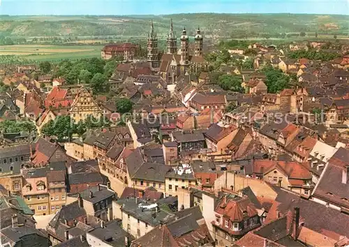 AK / Ansichtskarte Naumburg Saale Fliegeraufnahme mit Dom Kat. Naumburg