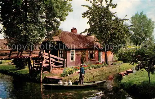 AK / Ansichtskarte Giethoorn Dorfmotiv Kat. Steenwijkerland